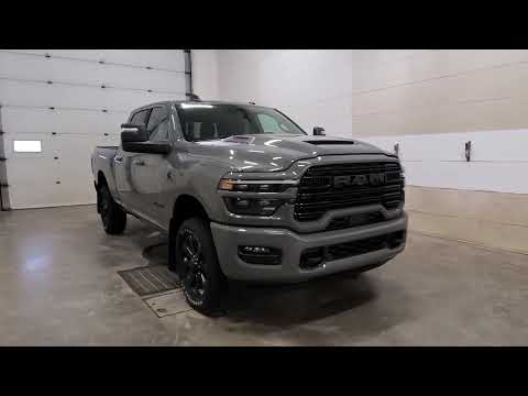 2026 Ram 3500 Laramie 4x4 Crew Cab 6'4" Box in Gray for sale at Indian Head Chrysler Dodge Jeep Ram Ltd. in Indian Head, SK