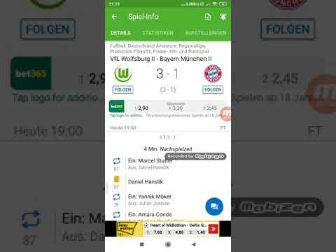 Aufstiegsspiel Hinrunde VfL Wolfsburg ll gegen Bayern München ll 3:1