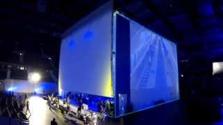 Barco projectors facilitate immersive cube concept by event agency Global Events