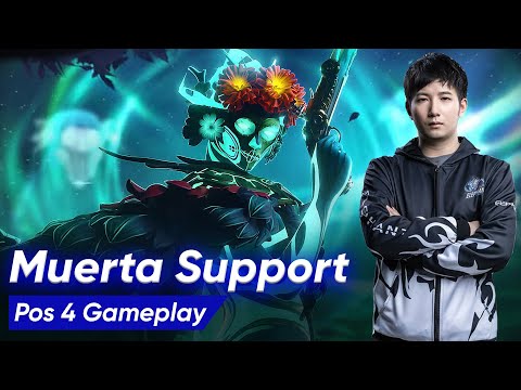 MUERTA SUPPORT POS 4  GAMEPLAY by fy | Dota 2 Pro Supports