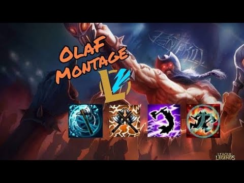 [lol wild rift]Olaf montage - best attack