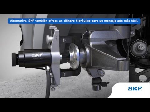 SKF - Como montar y desmontar rodamientos de rueda utilizando las herramientas SKF VKN 600/601/602-1