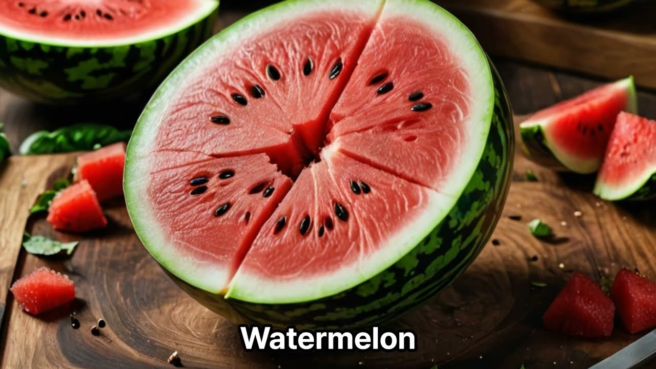 영어 플래시카드 과일 50개 50 Fruit Flashcards in English for ESL learners