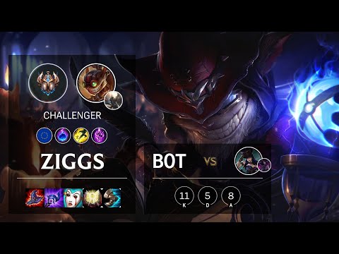 Ziggs Bot vs Caitlyn - EUW Challenger Patch 10.19