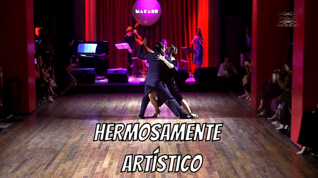 Baile Loca tango performance, Jimena Hoeffner, Max Vera, Orquesta Siempre Tango en vivo, Parakultura