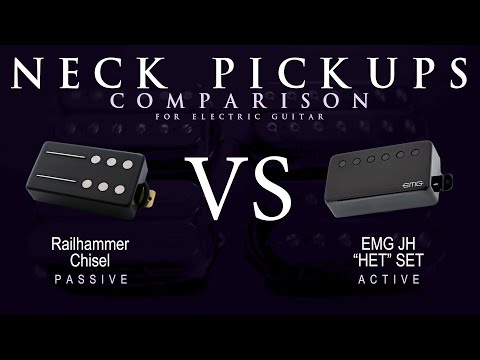 Railhammer CHISEL vs EMG JH HET SET - Neck Guitar Pickup Comparison Tone Demo