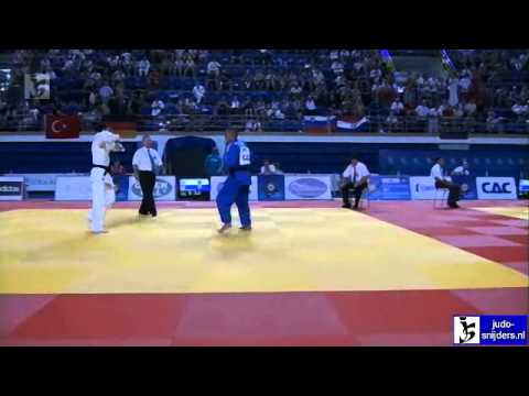 Judo 2012 European Championship Cadets Bar: Natatralashvili (GEO) - Koper (NED) [-55kg]