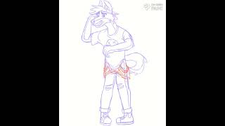 Art trade #wedgie #furry #fursona #underwear #tightywhitie