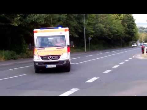 Einsatzfahrt RTW 9/83-1 DRK RW Igstadt ++HD++