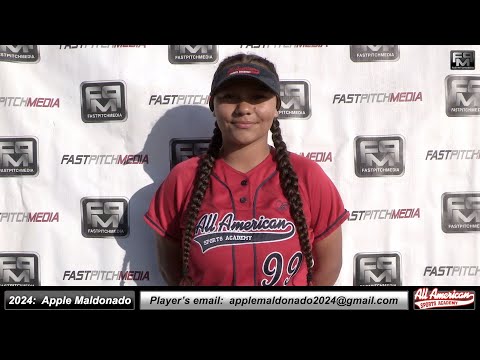 2024 Apple Maldonado Committed Weber State Catcher & 3rd Base Softball Skills Video - AASA Mortimer