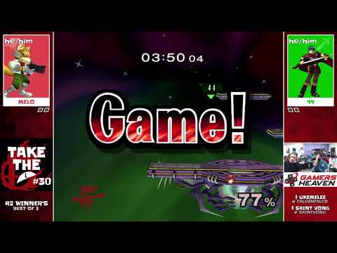 Melo (Fox) vs. 44 (Marth) - Winner's Quarters - Take The L #30