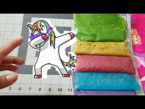 Slime Unicornio con purpurina  / Con mi bebé reborn Kayla