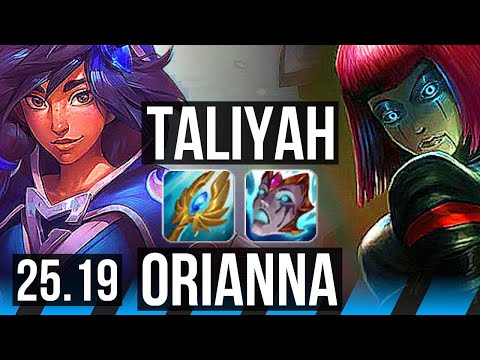 TALIYAH vs ORIANNA (MID) | 6/2/11, Rank 11 Taliyah | KR Challenger | 25.19