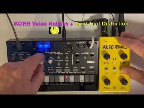 KORG Volca Nubass + Acid Tool Distortion