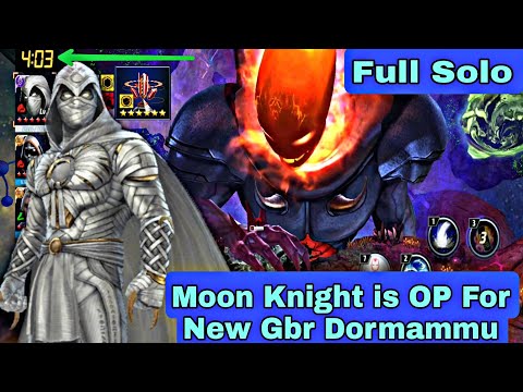70 Level Transcend Moon Knight OP For New Gbr Dormammu With Obelisk - Marvel Future Fight