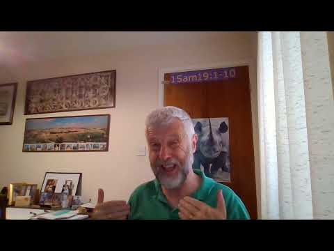 The bible for today on 1 Samuel 19: 1-10 God saves David by Jonathan