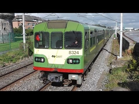 IE 8300 Class Dart Train Number 8324 - Booterstown, Dublin