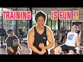 Japanese muscle men come to Malaysia! Bench press match! 簡単?筋肉お兄さんから学ぶジム活inマレーシア traininng/exercise