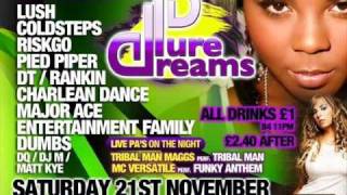 AMADEUS NIGHTCLUB - PURE DREAMS SAT 21ST NOV VIDEO FLYER