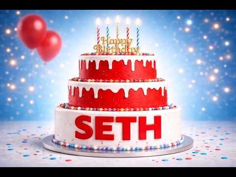 Happy Birthday Seth 🎂 | Birthday Song for Seth | The Perfect Virtual Birthday Gift for Seth 🎁