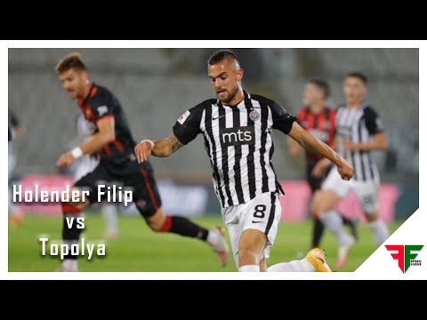 Holender Filip 2 gólja és gólpassza a Topolya vs Partizan mérkőzés  [2020.11.29.]