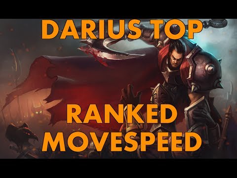 RANKED Darius Top - BUILD ALL THE MOVESPEED!