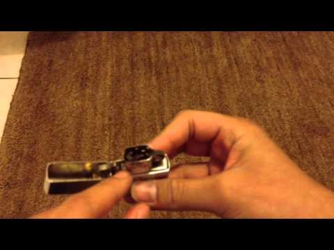 comment regler la flamme d'un zippo