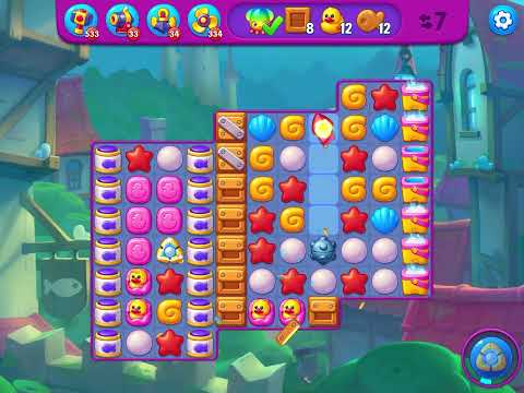 Fishdom Very Hard level 7969 no boosters フィッシュダム ベリーハード [Friend's]