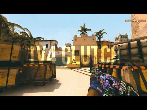 CSGO ATK djay ACE 1v4 CLUTCH AK47 vs Vendetta Mirage