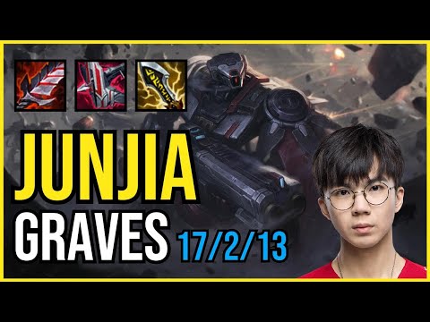 JUNJIA - GRAVES vs. HECARIM Jungle | KR CHALLENGER | PATCH 10.25