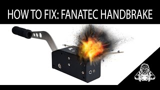 How to fix Fanatec handbrake exploding plastic washer | DIY fix