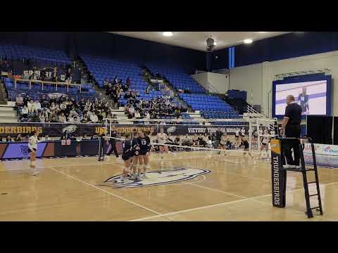 Mount Royal @ UBC | Set 1 | 2023 🇨🇦 Canada West Women's Volleyball Oct 20 | 4K 60FPS