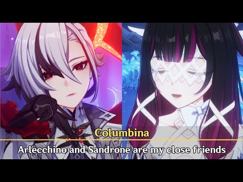 Columbina talks about Arlecchino and Sandrone | Cutscene | Genshin Impact