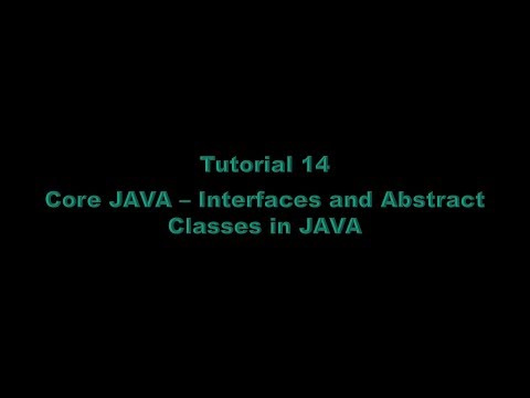 Tutorial 14 Difference Between Interfaces And Abstract Classes In Java