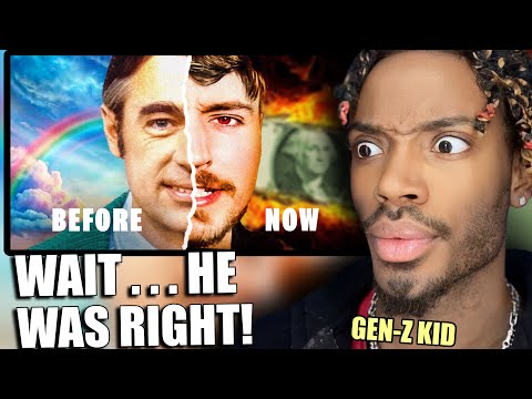 SHOCKED GEN Z Reacts To 'MrBeast is What Fred Rogers Warned Us About' (THIS IS DEEP!)