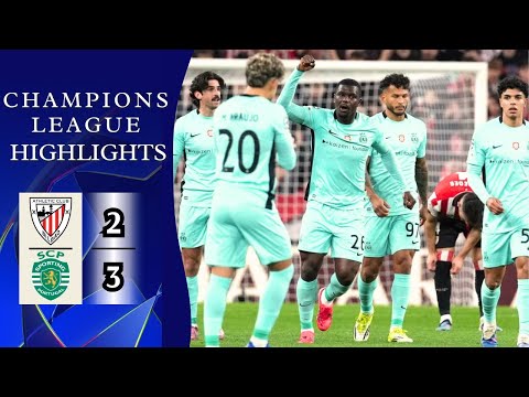 Athletic Bilbao - Sporting Lisbon | 2-3 | Highlights | Champions League 2025-26 | bilbao sporting