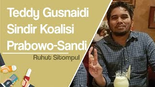 Sindir Koalisi Indonesia Adil Makmur, Teddy Gusnaidi: Udah Gak Adil, Eh yang Makmur Gerindra Doang