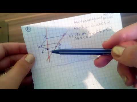 Fie ABCD un paralelogram si ABE un triunghi in plane opuse , cu F, G mijloacele laturilor AE si EB