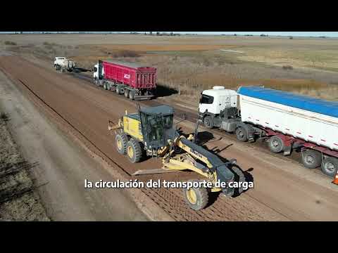 Guaminí: avanza la obra de repavimentación de la Ruta Provincial Nº85