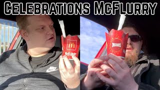 McDonald's New Festive Celebrations McFlurry. Christmas Menu Ice Cream Review