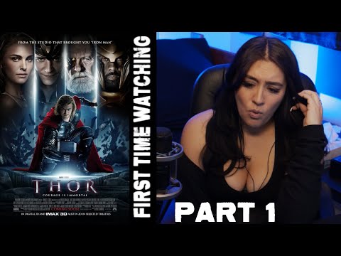 THOR (2011) PART 1/3 | MCU MOVIE REACTION