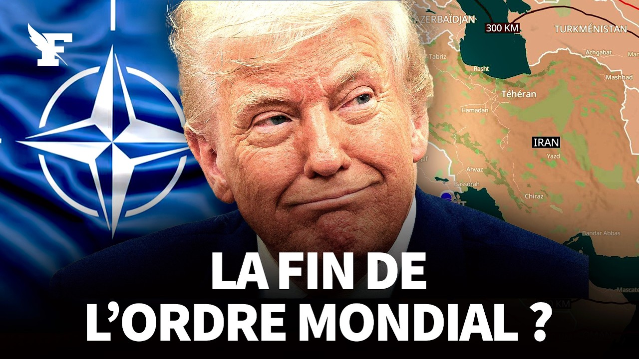 Illustration: Crise mondiale : Trump défie l'Iran, Macron enterre l'OTAN et le droit international s'effondre