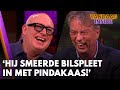 René giert om verhaal van Arend Jan: 'Hij heeft z'n bilspleet met pindakaas ingesmeerd...'