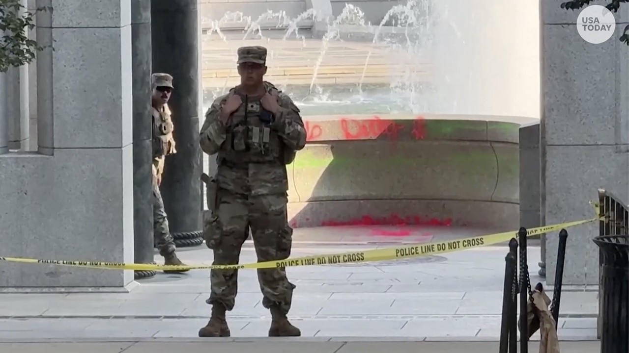 WWII memorial vandalized in DC with soap and graffiti paint, spurring investigation and reaction