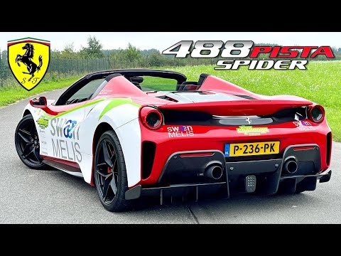 720HP FERRARI 488 PISTA SPIDER | 339KM/H REVIEW on AUTOBAHN