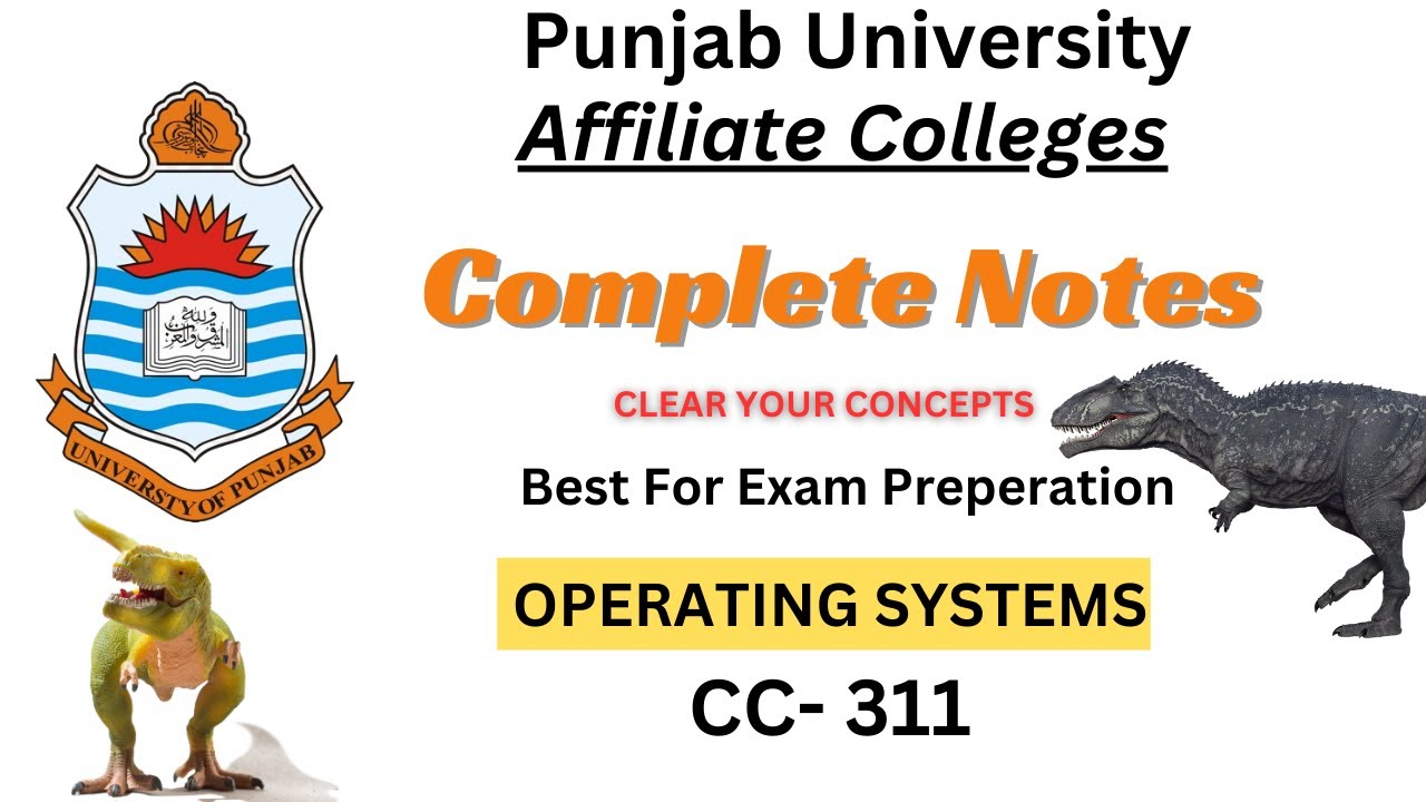 Operating Systems CC-311 Complete Notes | BSCS 5th Semester | Free PDF 📖