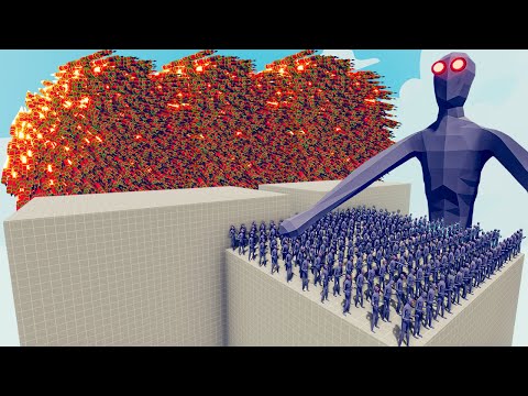 200x DARK MUMMIES + 1x GIANT vs EVERY GOD - Totally Accurate Battle Simulator TABS