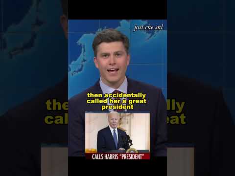 Jokes on Joe Biden  #snl #colinjost #comedy #saturdaynightlive #viral #shorts #laugh #funny #humor