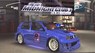 Midnight Club 3: Volkswagen Golf R32 - San Diego Stages