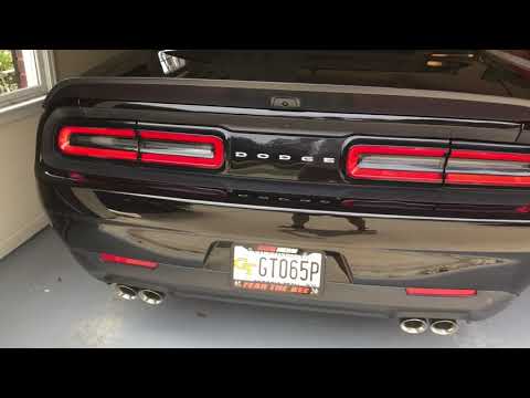 Corsa Sport Axle Back exhaust cold start. 2018 Dodge Challenger 392 Scat Pack Shaker
